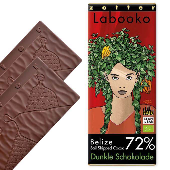zotter čokoláda BELIZE 72%