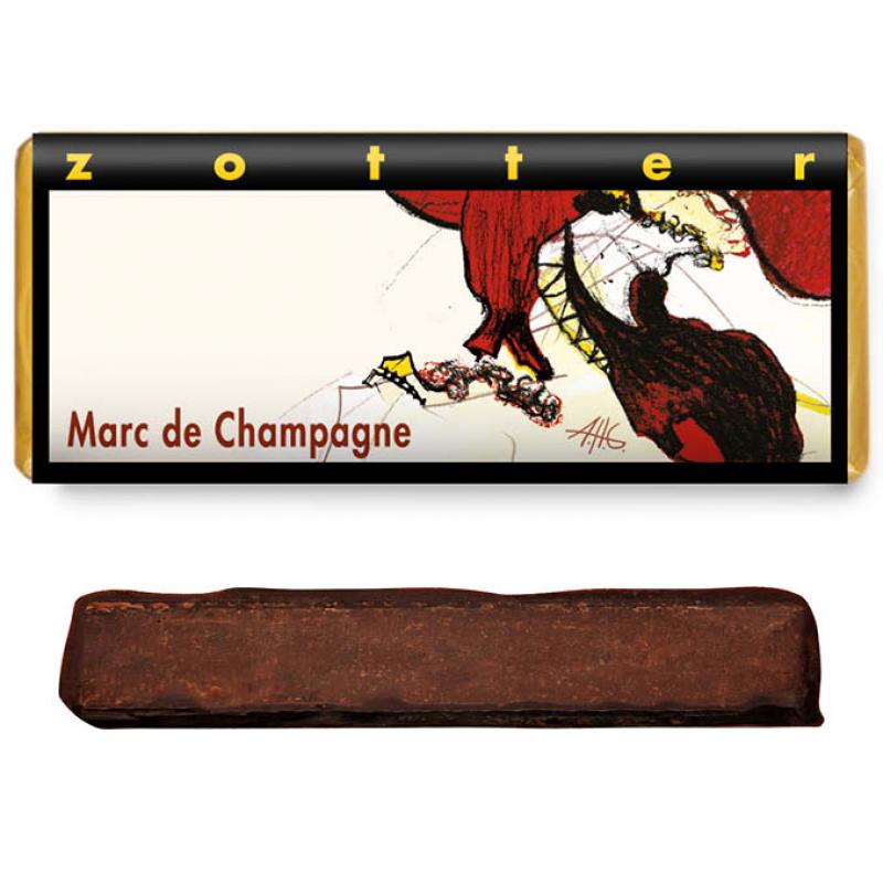 zotter čokoláda MARC DE CHAMPAGNE