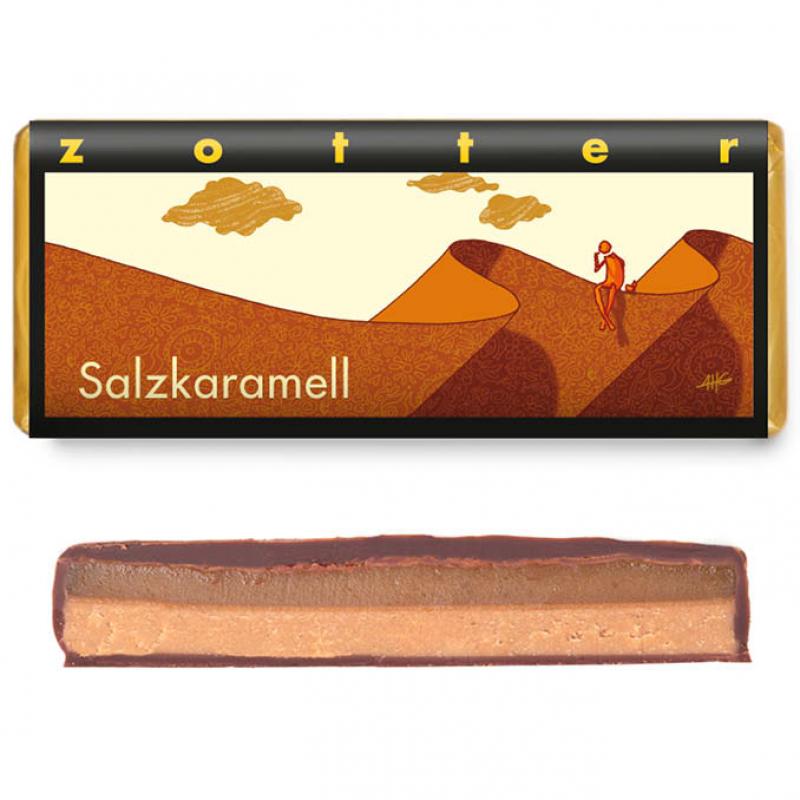 zotter čokoláda SLANÝ KARAMEL
