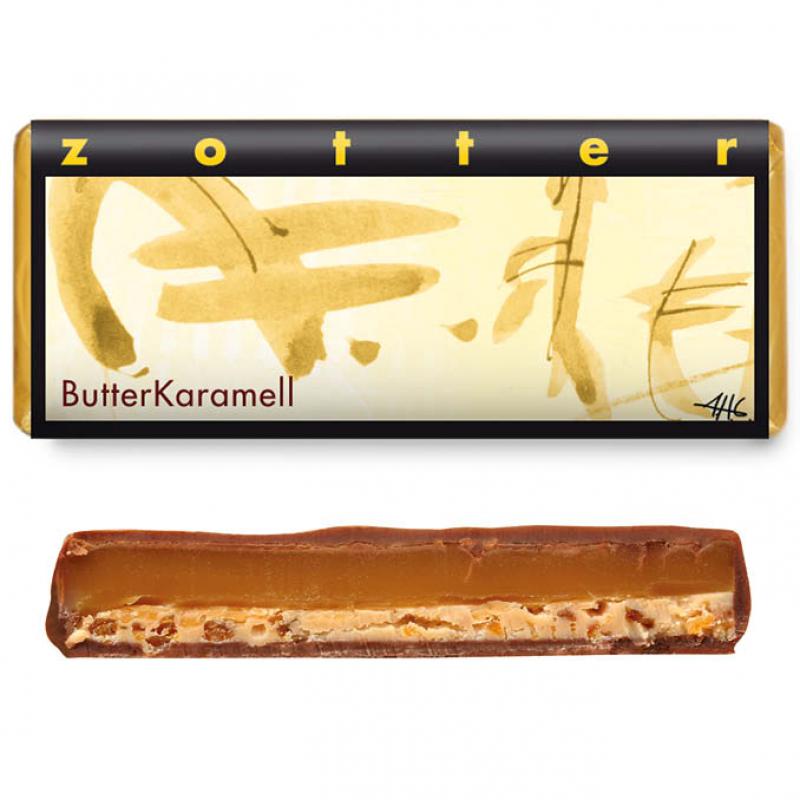 zotter čokoláda MASLOVÝ KARAMEL